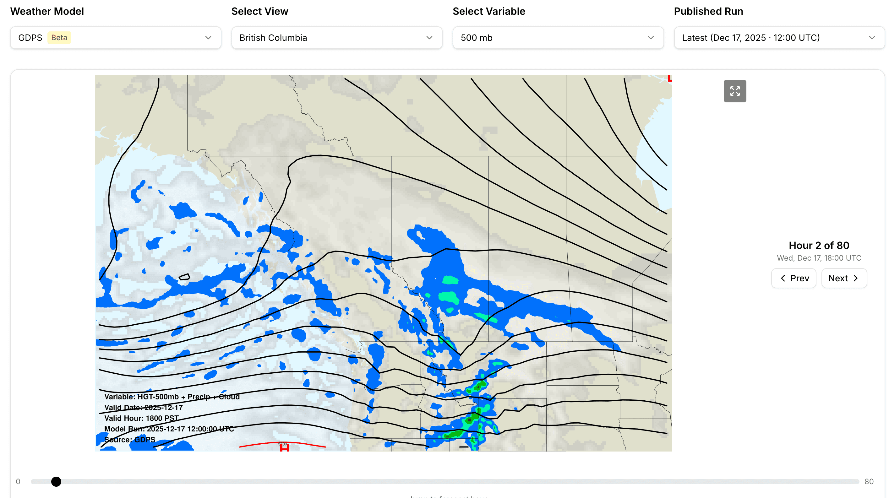 Weather Maps preview